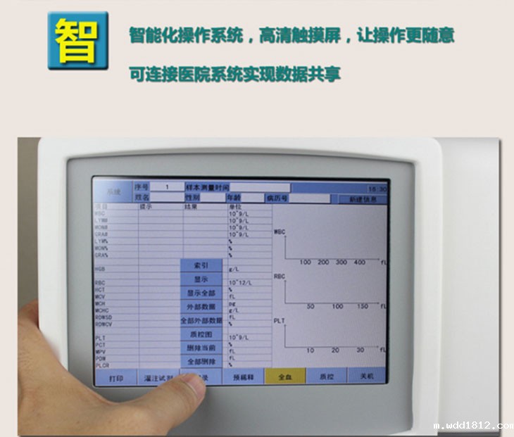 血液分析仪细节图